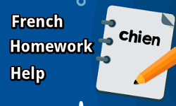 Online help in French homework